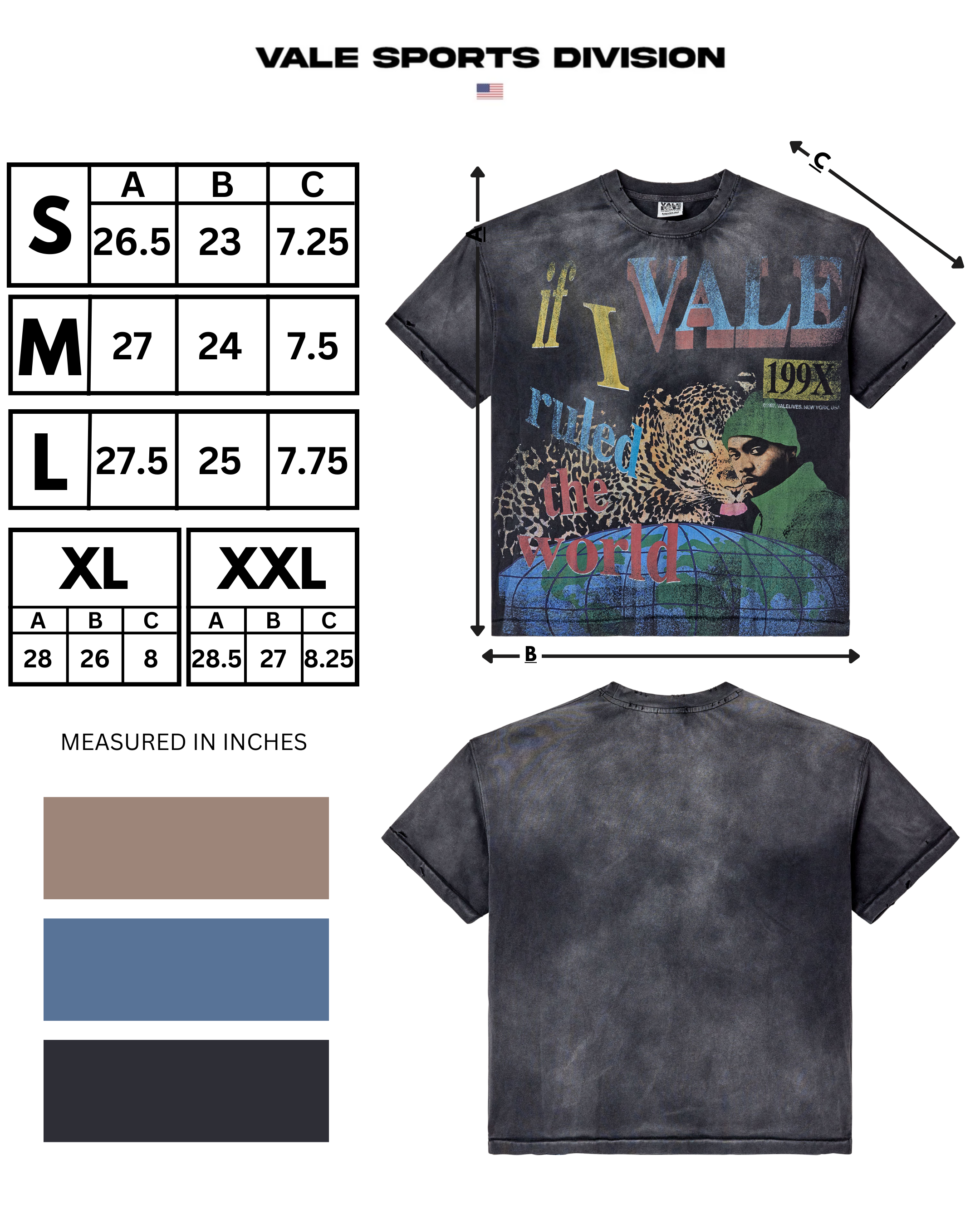 DA RULER TEE [BLACK]