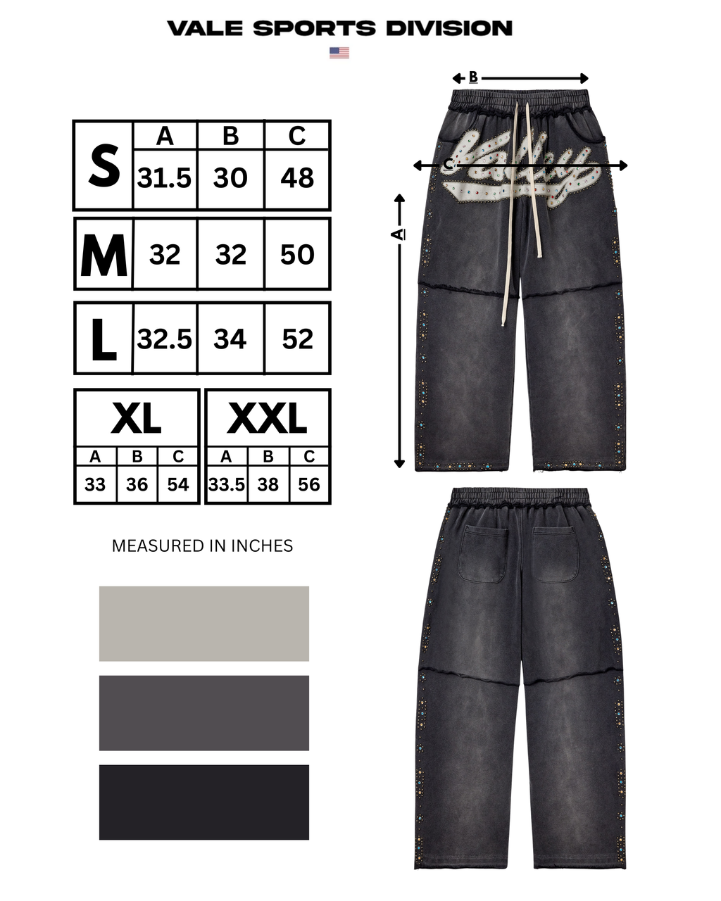 SKITTLE SWEATS [BLACK]